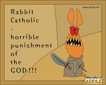 Catholic rabbit