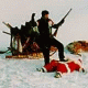 Santa hunted by a poacher