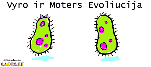 Male and female evolution