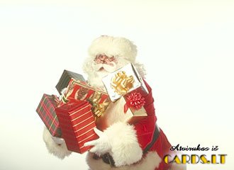 Santa with gifts