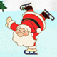 Skiing Santa