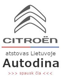 Citroen atstovas Autodina